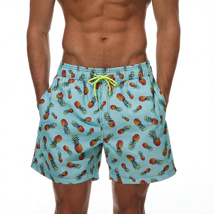 Men's Casual Printed Beach Shorts