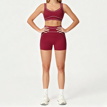 Hoodie and sweatpants workout apparel