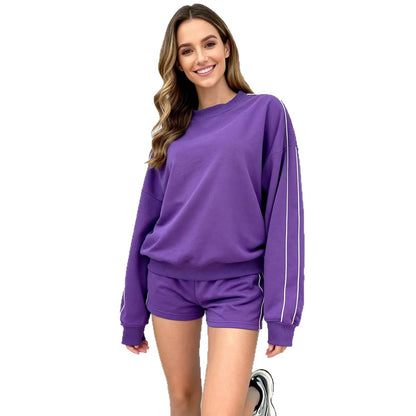 Hoodie and sweatpants workout apparel