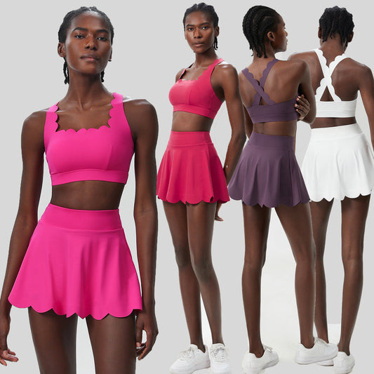 Womens Quick-Dry Tennis Two-Piece Set