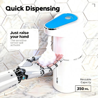 Automatic Foam Soap Dispenser Rechargeable Touch-Free